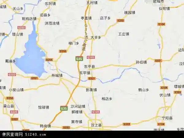 东平县地图 - 东平县电子地图 - 东平县高清地图 - 2021年东平县地图