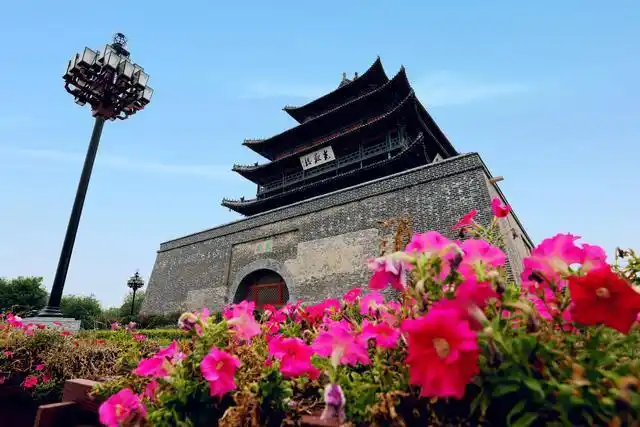 【光岳晓晴】聊城古城中央有座"光岳楼",始建于明洪武七年(1734年)