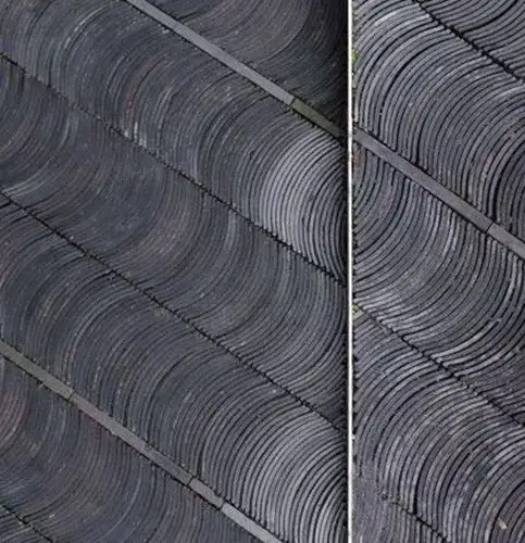 仿古金属瓦墙面装饰