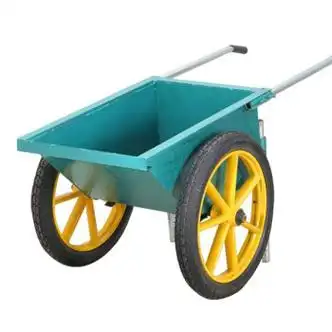 翻斗车灰斗车水泥车环卫垃圾车人力手推车建筑工地用工程绿色中号35厚