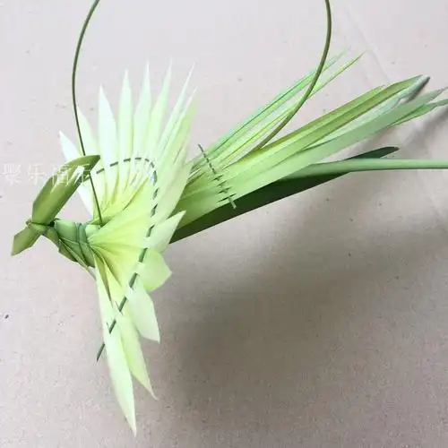编织草编动物凤凰孔雀草手工艺品主题作业非遗新鲜竹编