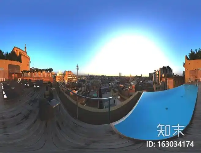 楼顶露台都市风景hdr外景贴图贴图下载