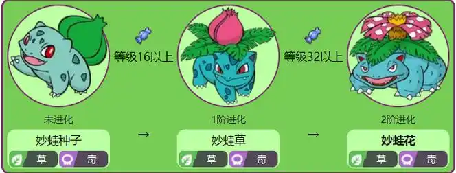 妙蛙花各世代性格配招大全(妙蛙花进化图鉴)|aoe家园