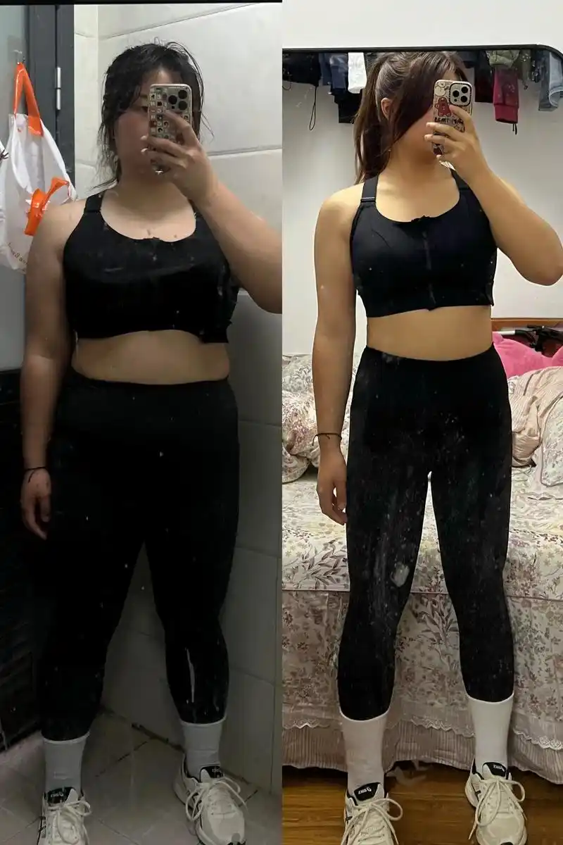 也就减了三十斤#减肥前后对比图 #拒绝身材焦虑 - 抖音