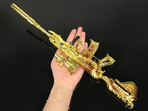 吃鸡刺激战场大号m416五爪金龙抛壳跳弹武器模型金属工艺品摆件