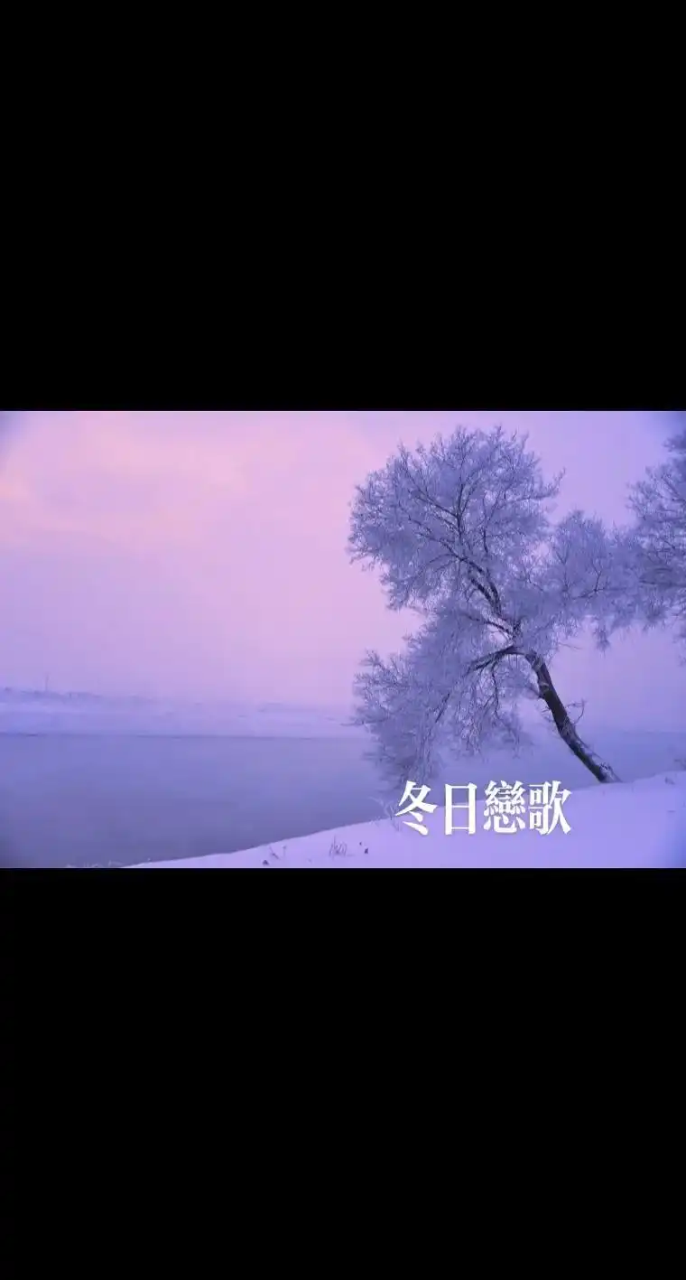 《冬日恋歌》 念一个冬天  忆一场雪  那条落满雪的小径上