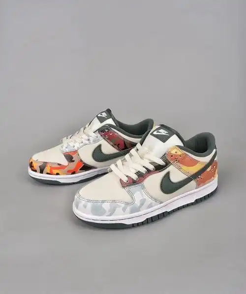 纯原dunk迷彩不对称鸳鸯板鞋sb糖果低帮男女鞋子黑白熊猫食神耐磨紫金