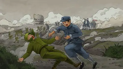 抗战|插画|商业插画|ivan一万 - 原创作品 - 站酷 (zcool)