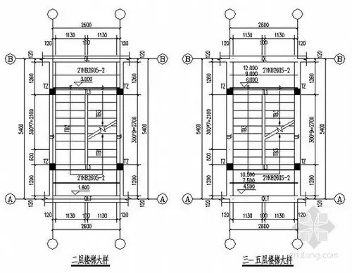 分享五层楼梯节点资料下载
