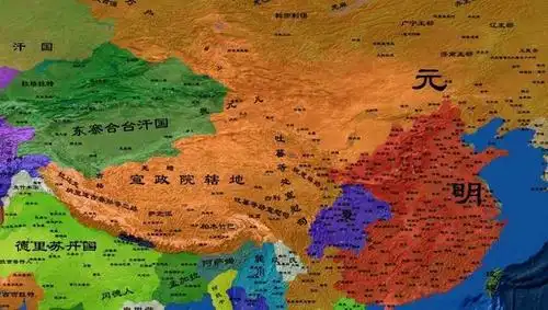 1369年的明朝,北元和东察合台汗国