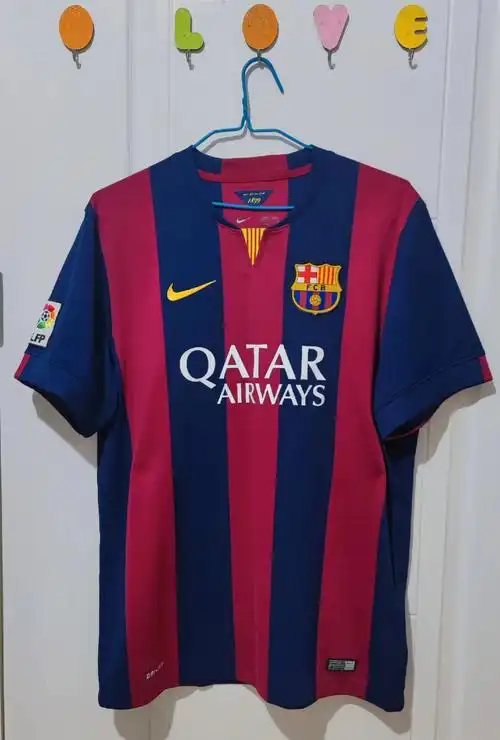 五冠王#梅西 #巴萨 #球衣  - 抖音