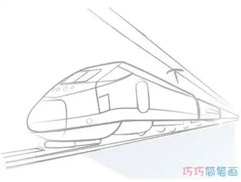 8节编组列车将展示加长版 轨道穿楼 景观高铁怎么画 漂亮的高铁简笔画