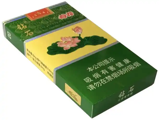 香烟包装盒(荷花扁盒细支)-爱企查