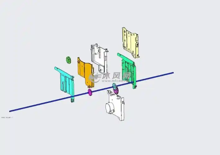 空调分体机爆炸图