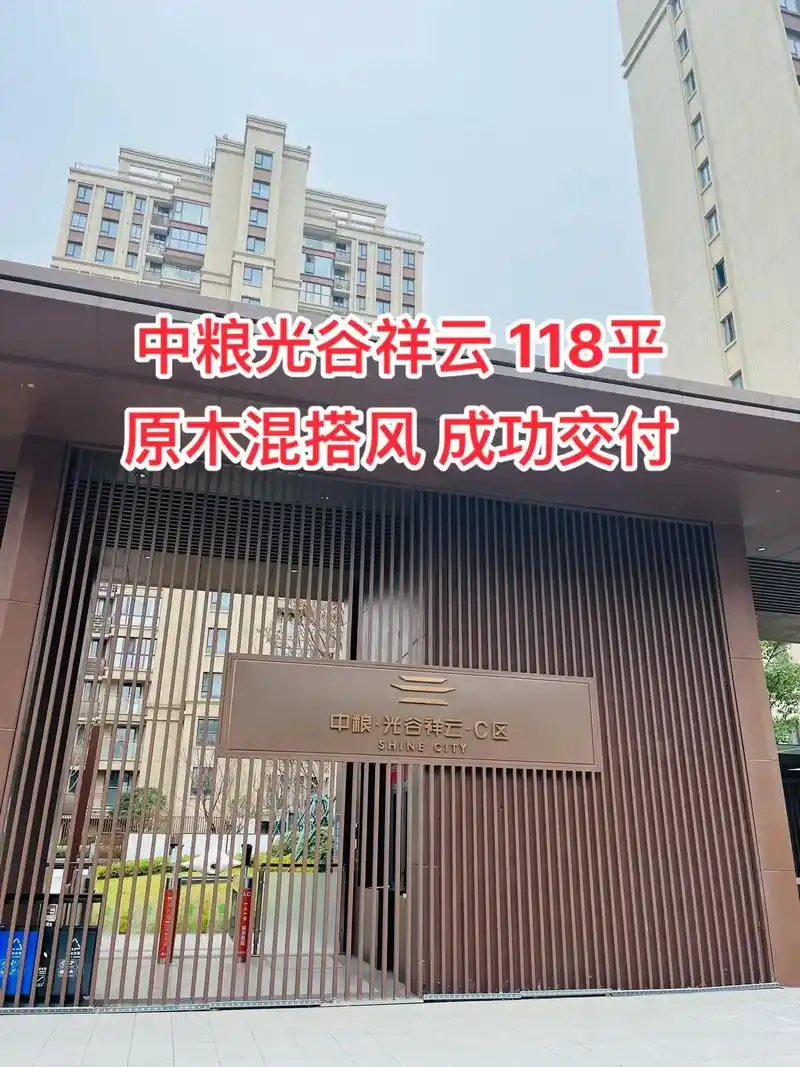 中粮光谷祥云 118平 原木混搭风.