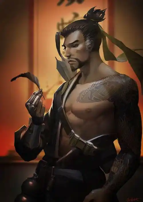 守望先锋岛田半藏pixiv插画图片