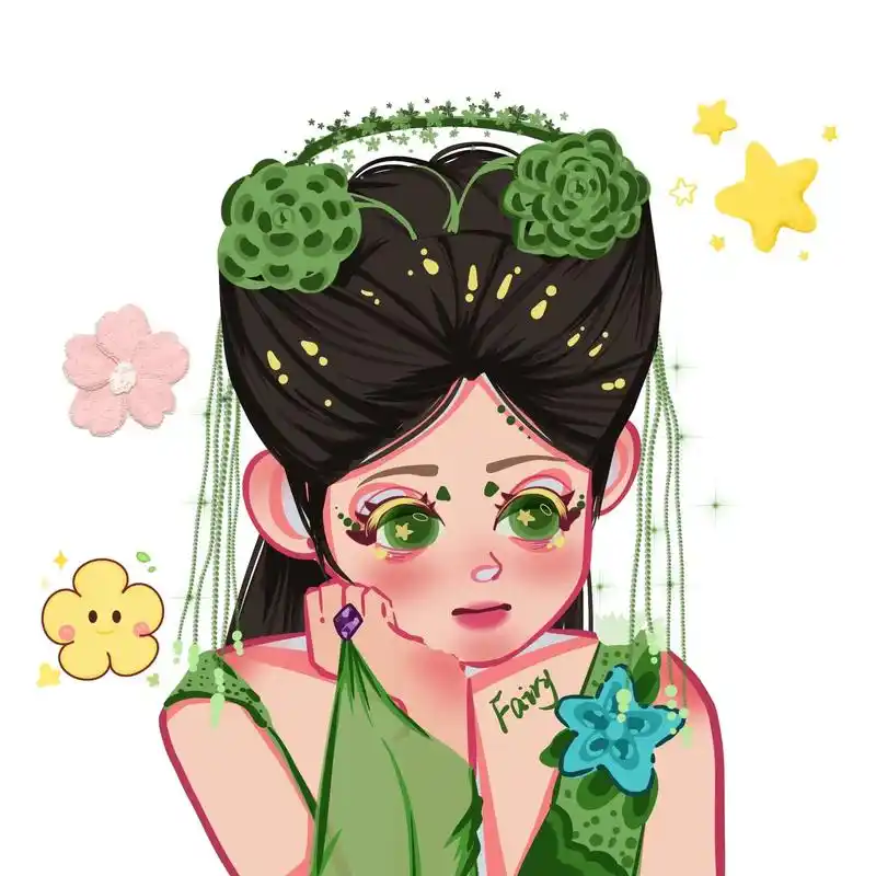 欢天喜地七仙女～五公主青儿94.#procreate绘画 # - 抖音