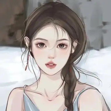 女生简单耐看头像图片手绘