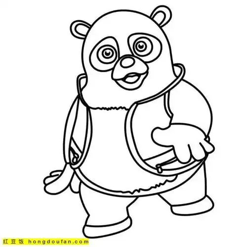 熊猫简笔画可爱,大熊猫简笔画怎么画(没有人可以拒绝的10张超级可爱的