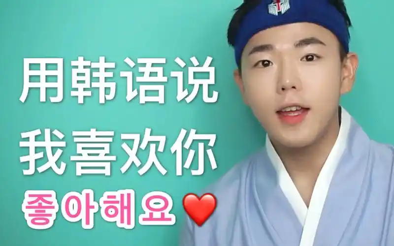 我喜欢你的韩语(i love you隐藏式表白)