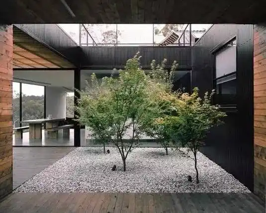 极简主义庭院花园设计