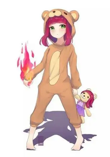 英雄联盟 lol 安妮 萌图 可爱 黑暗之女 火女 游戏 提伯斯