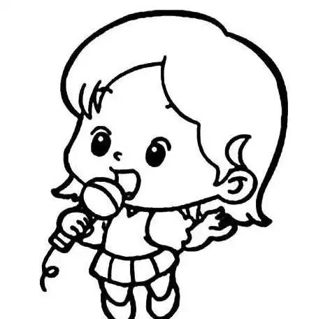 快乐的节日简笔画 快乐的节日简笔画六一儿童节