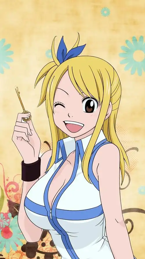 6张妖精的尾巴女主角露西可爱手机壁纸图片高清下载(4)