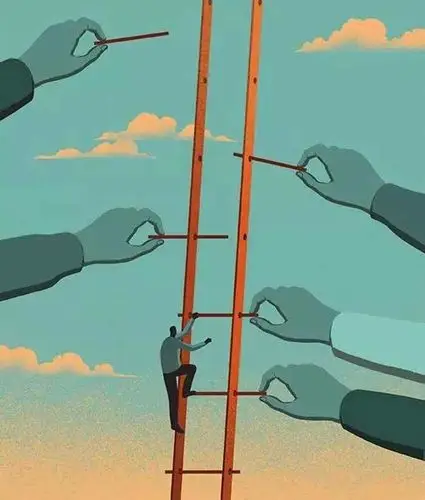 24幅内涵插画,第一幅就震惊了_讽刺与幽默_黑白漫话