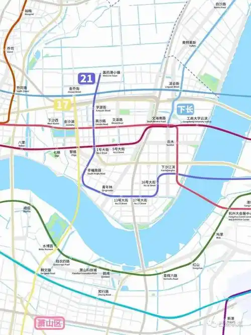 杭州地铁2035年规划线路图(网友最新版)