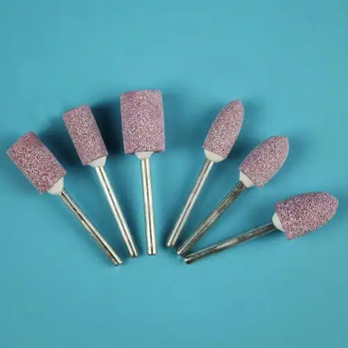 手电转打磨头电磨头沙轮圆柱电磨机头电钻手枪小砂轮圆形小型抛光