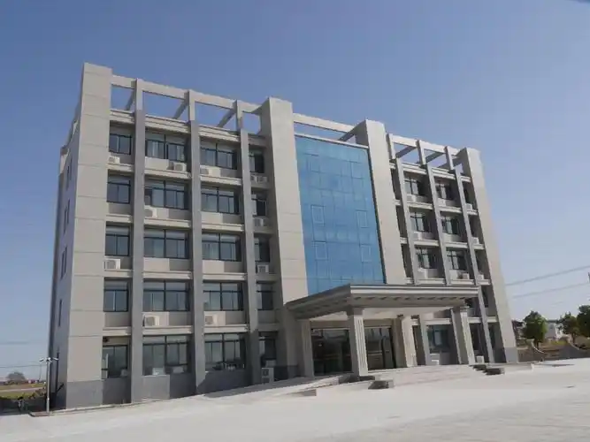 exterior view of integrated office building