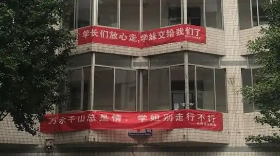 这组高校毕业横幅看哭了所有毕业生