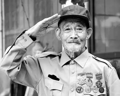 敬礼 老兵