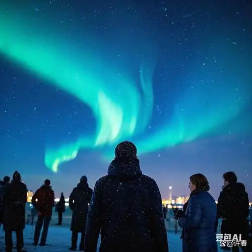 冬日去漠河北极村看极光