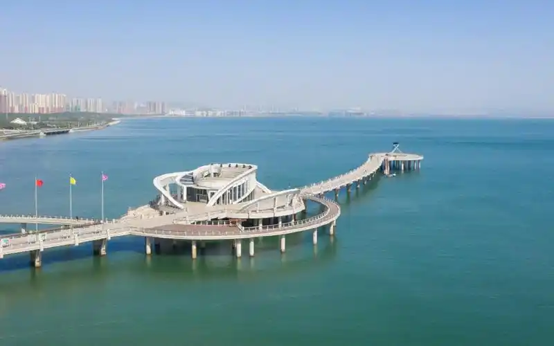 唯美海滨城市风景图片桌面壁纸