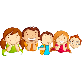 手绘卡通可爱小孩png素材