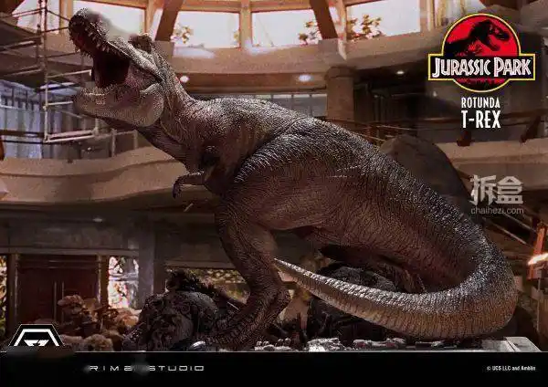 prime1studio145寸侏罗纪公园trex暴龙电影gk雕像