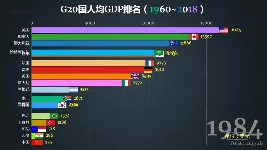 g20国人均gdp排名(1960~2018),曾经4次超越中国的印度,还有机-其他