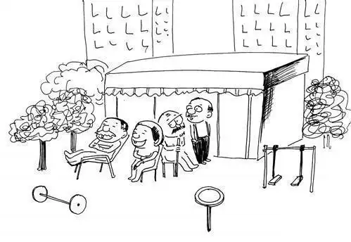 社区的人简笔画