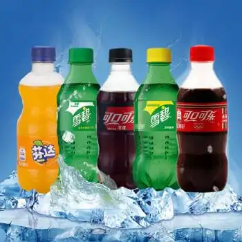 可口可乐雪碧芬达组合迷你300mlx12瓶5瓶碳酸饮料汽水含糖雪碧可乐12