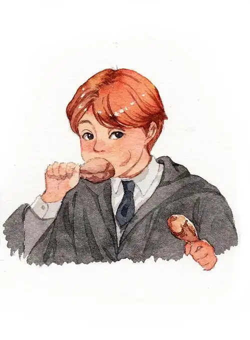 哈利波特 harry potter 罗恩.