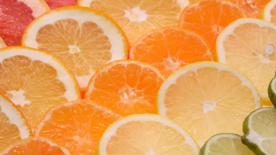 甜美水果柑橘橙子唯美高清桌面壁纸