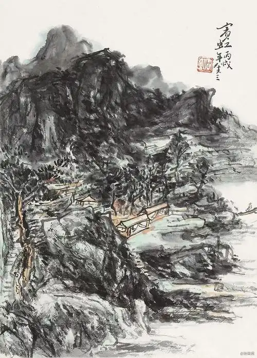 画山水要有神韵,画花鸟要有情趣,黄宾虹,国画,山水,花鸟 - 绘画堂