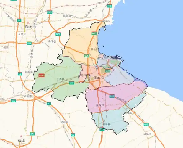 连云港各区县人口一览:灌云县72.5万,连云区29.28万