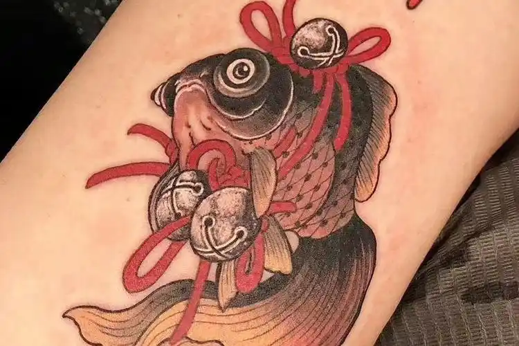 吉祥富贵金鱼纹身图案大全4