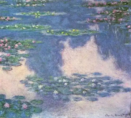 印象派之父莫奈精品油画欣赏(睡莲-高清图)_花园_作品_色彩