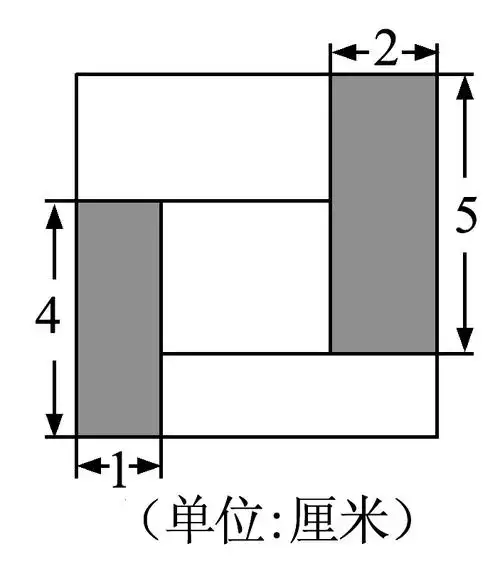 宽2厘米的长方形纸板,一块长4厘米,宽1厘米的长方形纸板,一块正方形