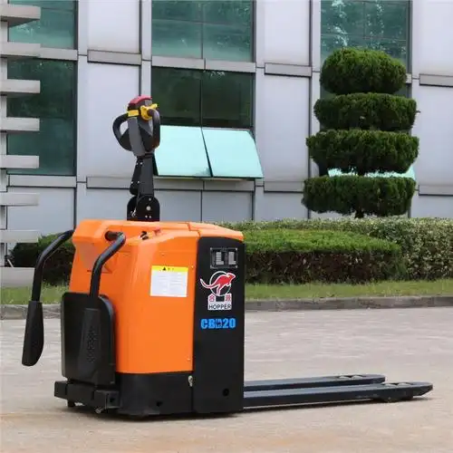 合派电动搬运车cbd20载重2吨站架式电动搬运车电动叉车