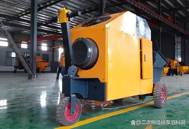 二次结构施工上料用小型混凝土输送泵